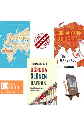 Epsilon Yayınevi Coğrafya Mahkumları - Coğrafyanın Gücü - Uğruna Ölünen Bayrak /TELEFON TUTUCU HEDİYE Tim Marshall