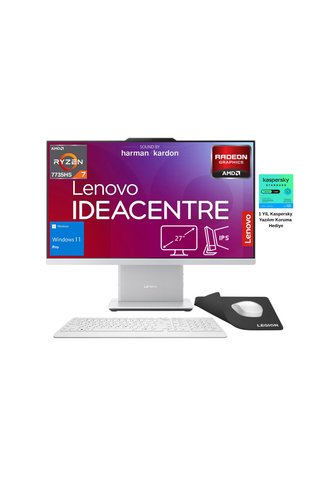 LENOVO Ideacentre 27ARR9 AİO Ryzen7 7735HS 32GB 1TB SSD 27" FHD W11P Bilgisayar - Pad Wz9