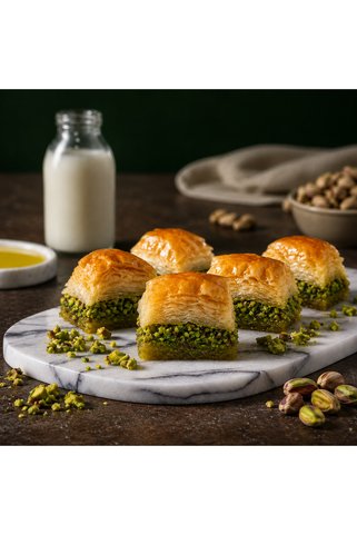 Since 1871 Antep Fıstıklı Baklava 1 kg - El Açması Sade Yağlı 2 x 500 g