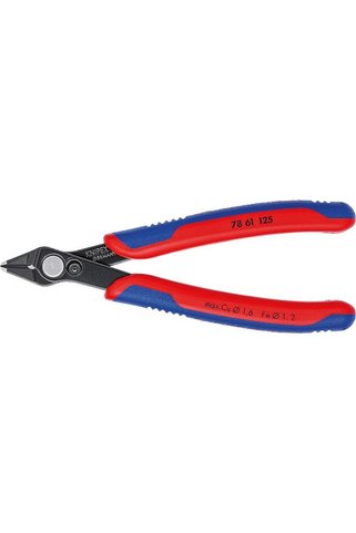 Knipex 78 61 125 Super Knips Yan Keski 125 x 62 x 13 mm Ergonomik Tasarım ile Profesyonel Kalite