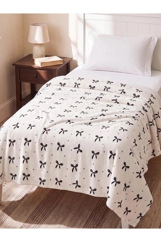 LC Waikiki Fiyonk Desenli Tek Kişilik Battaniye 150x220 Cm (W6)