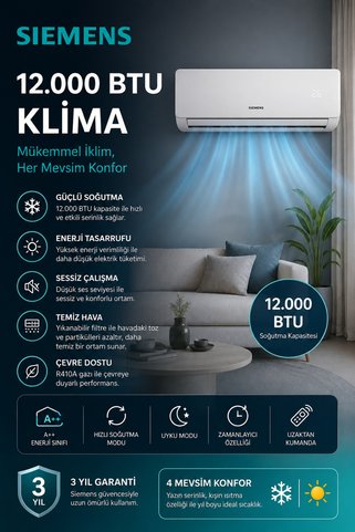 Siemens KLİMA AS12IVW32N AS12OVW32N