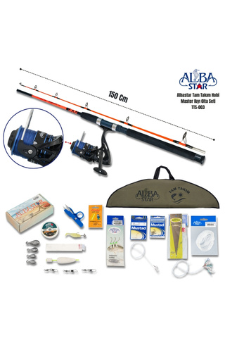 Albastar Tts003 Profesyonel Tekne Olta Seti 150cm