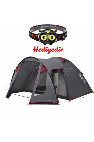 Evolite Excamp 5 Pro Sun Fresh Aile Çadırı UPF80(Baykuş Kafa Lambası Hediyeli)
