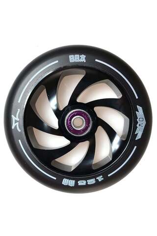 AO SCOOTERS AO Spiral 125mm 88A Black Titen Abec 9 Rulmanlı Scooter Tekerleği