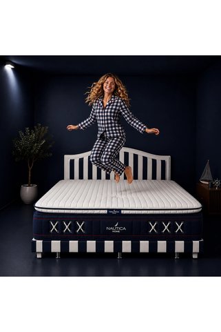 Nautica Home Regatta Premium Pamuk El Yapımı Topper