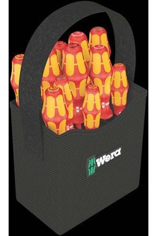 wera KraftForm 2GO 100 FORM 2GO 100 11 Parça VDE 1000 Volt İzoleli Tornavida Takımı