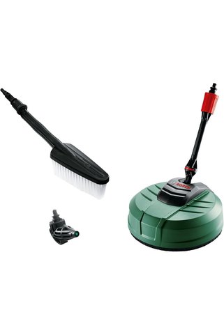 Bosch Home and Garden Ev ve Araba Kiti | Teras temizleyici, yıkama fırçası ve 90° başlıklı; karton i