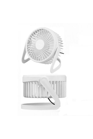 Sepetink Masaüstü Mini USB Fan - PVC Gövdeli - 360° Ayarlanabilir