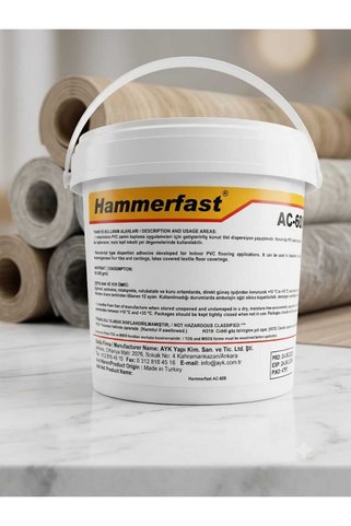KADİRTARIM 3 adet Muşamba Yapıştırıcısı 1kg Pvc ZEMİN yapıştırıcı