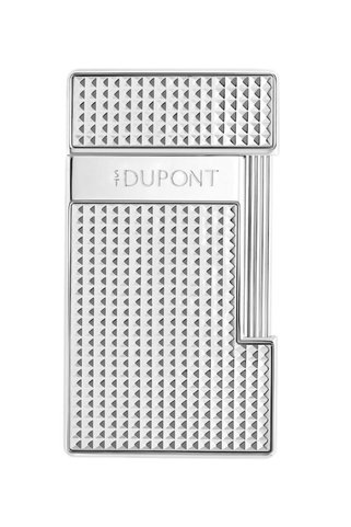 S.T. Dupont Slimmy Silver Diamond Head Puro Çakmağı 28120 - TR8436
