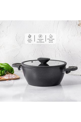 Emsan Diamente Derin Tencere 24 cm