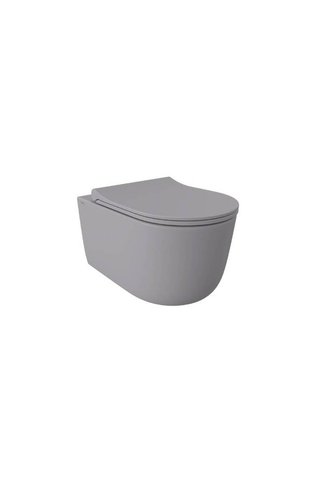 Bocchi - Speciale Jet Flush Taharet Borusuz Asma Klozet Mat Gri - 1171-006-0129