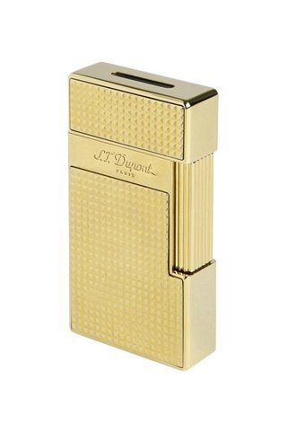 S.T. Dupont Big D Golden Diamond Head Puro Çakmağı 25009 - TR6383