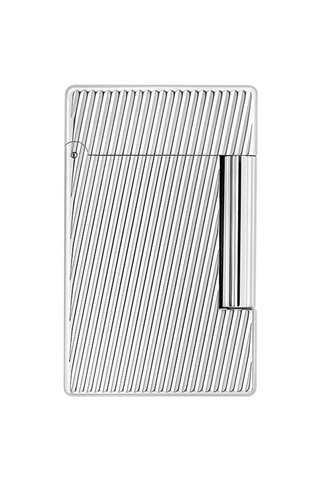 S.T. Dupont Initial Diagonal Gümüş Puro Çakmağı 20830 - TR6781