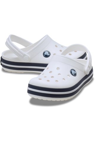 Crocs Crocband Clog T - Beyaz/Lacivert Çocuk Terlik Sandalet