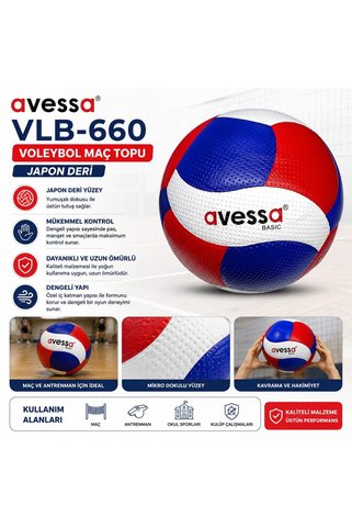 AVESSA Vlb-660 Voleybol Topu Japon Deri