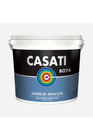 Casati Akrilik Macun 25 Kg Dış Cephe ve Yüzey Düzeltme Macunu