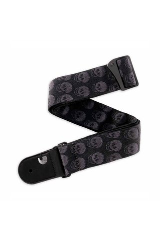 D'Addario 50TB00 Skull Desenli Dokuma Gitar Askısı