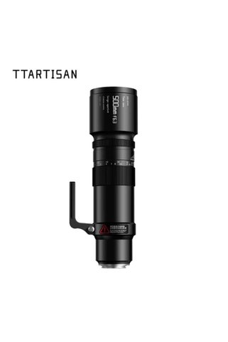 TTArtisan 500mm F6.3 Telephoto Lens (Canon RF, Siyah)