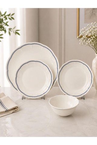 Kütahya Porselen BONE ROYAL 24 PARÇA YEMEK TAKIMI