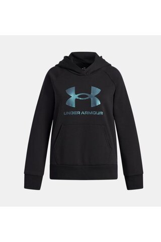 Under Armour Kız Çocuk UA Rival Fleece Shimmer Kapüşonlu Sweatshirt