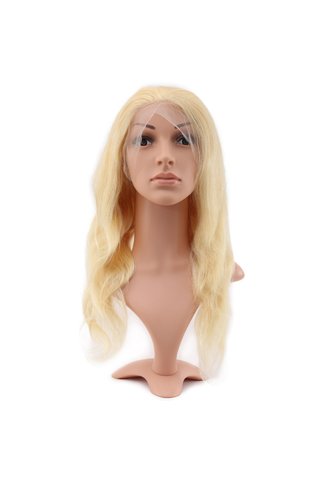 KÜÇÜK HAZİNE Gerçek Front Lace Dalgalı Platin Tül Peruk - 55-60cm