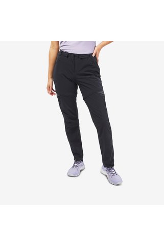 Decathlon Quechua Kadın Outdoor Modüler Pantolon - Siyah - MH550