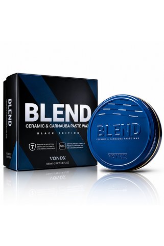 VONIXX Blend Black Edition Ceramic & Carnauba Wax – Siyah ve Koyu Renkli Araçlar için Seramikli Carnauba Wax - 100 ml + Uygulama Aplikatörü