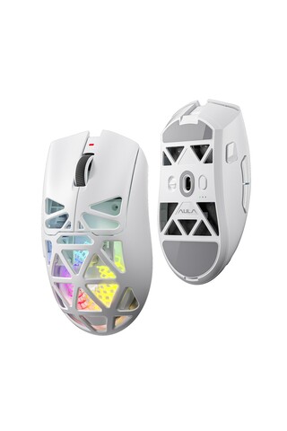 Aula SC620 PAW3311 12000 DPI 1000Hz Tri-Mode Kablolu Kablosuz Gaming Oyuncu Mouse Desenli Beyaz