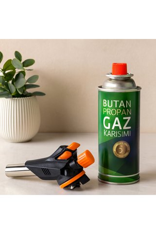 Bezos Pürmüz Torch Seti 2'Li - 227G Kamp Gazlı