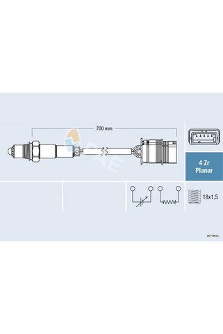 FAE DPMIX-HB OKSIJEN SENSORU KAT. USTUNDE BMW N20 N55 E82 E88 F20 F21 F22 F23 E90 E91 E92 E93 (03450)