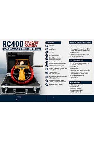 Dilek RC400 Standart Kanal gözlem Kamerası - 20 Metre