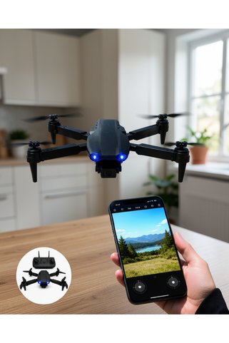 Azrlya Katlanabilir Gövdeye Sahip 99 Pro Akıllı Kamera Drone 4K HD Kamera ve APP Kontrolü