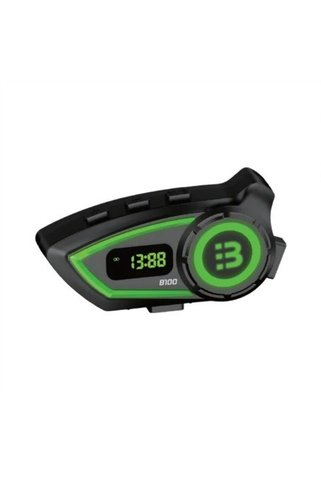 Blic B100 Motosiklet Kask Intercom Sistemi – 2 Eşleşmeli Bluetooth Kulaklık, LCD Ekran, FM Radyo, 3