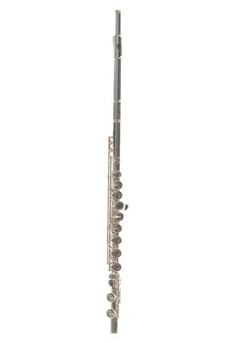 SANKYO Flüt CF-201E ağızlık gümüş, kapalı perde, offset, e-mek.