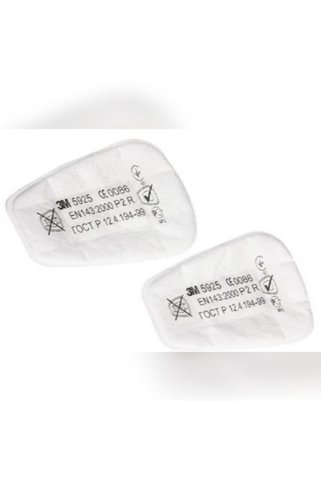 3M 5925 P3 Toz ve Sis Filtre Pedi - 5 Çift (10 Adet)