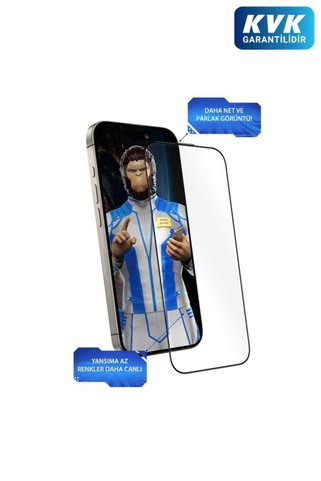 BLUEO Anti-Reflective iPhone 17 Pro Max Uyumlu Uygulama Aparatlı Ekrandan Bile Daha Net Cam Ekran Koruyucu