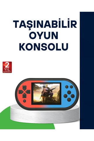 Skygo 520 Oyunlu Taşınabilir Oyun Konsolu HD Ekranlı Retro Eğlence