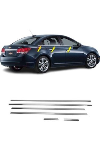 PSA Chevrolet Cruze Krom Cam Çıtası (Takım)