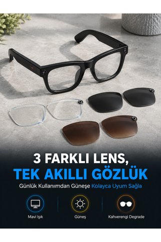 Arvonx Premium Akıllı Gözlük V28
