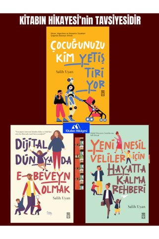 Timaş Yayınları Çocuğunuzu Kim Yetiştiriyor, Dijital Dünyada E-Beveyn Olmak, Yeni Nesil Veliler İçin Hayatta Kalma Rehberi(3KİTAP)