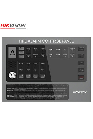Hikvision (HF-C104) 4 ZONE KONVANSİYONEL YANGIN ALARM PANELİ