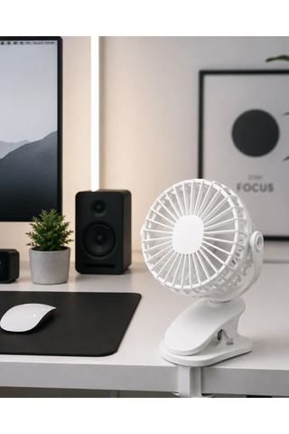 SS HOME CONCEPT 360 Derece Ayarlanabilir Sessiz Çalışan Mandallı Fan