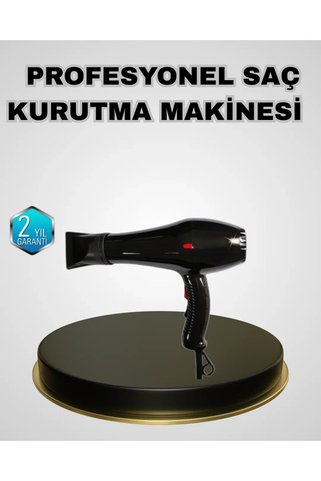 EGE YAPI Profesyonel 2200W Fön Makinesi Soğuk Sıcak Üflemeli İki Kademeli