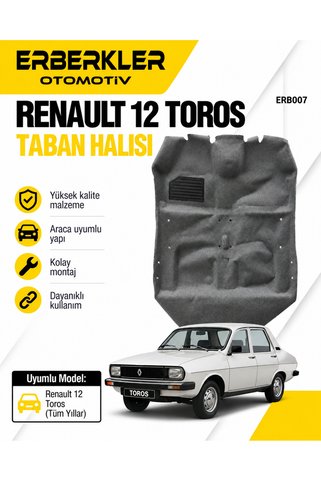 ERBERKLER Renault 12 Toros Taban Halısı .