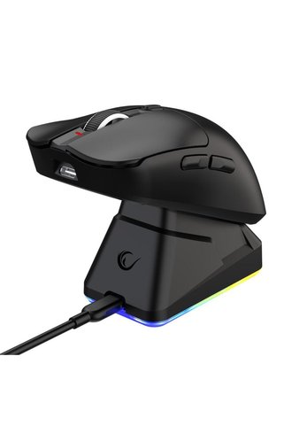 Rampage Aeris Kablosuz RGB Şarj Standlı Siyah 24000 DPI 3311 Sensor Şarjlı Huano Switch Gaming Oyuncu Mouse