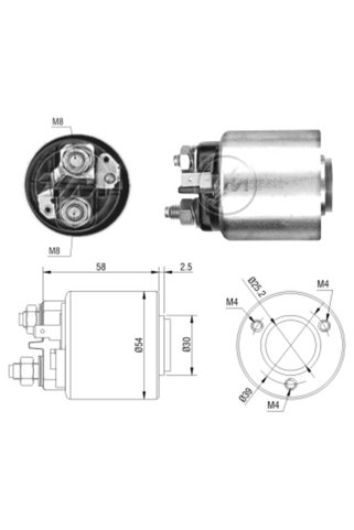 ZM 491 12V Bmv Citroen Pejo 205 405 Fisli (SNLS558)