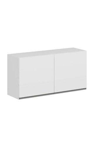 Minar Alvinka Mutfak Modül Hg_J Üst 2Dk1R 120-H60Cm Dolap Beyaz Beyaz Mdf Gövde