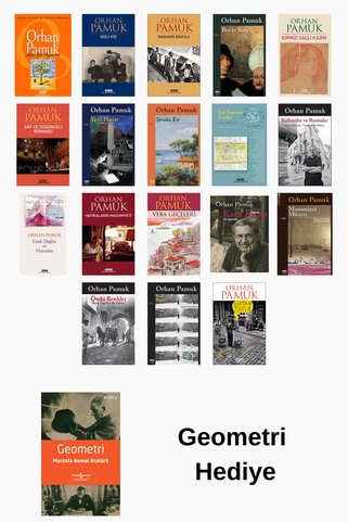 Yapı Kredi Yayınları Orhan Pamuk 18 Kitap Seti + Geometri Kitabı